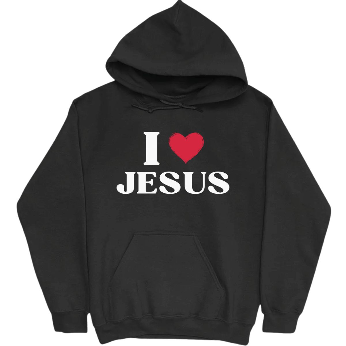 I Love Jesus Hoodie - Premium Christian Cotton Apparel