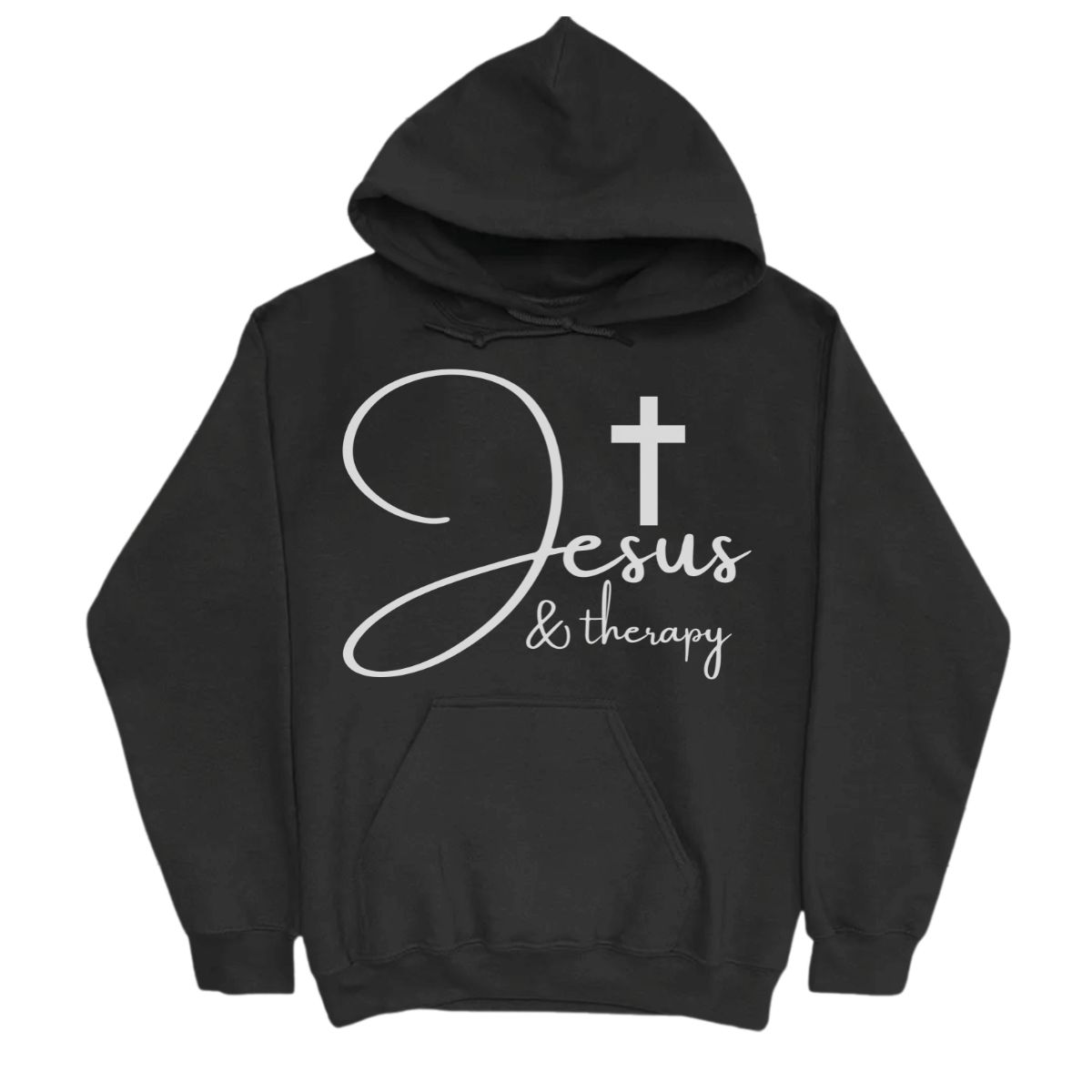 jesus and therapy hoodie