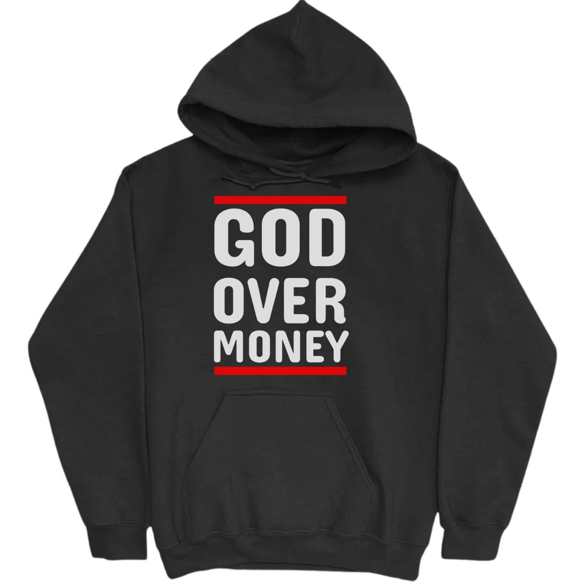 god over money hoodie premium