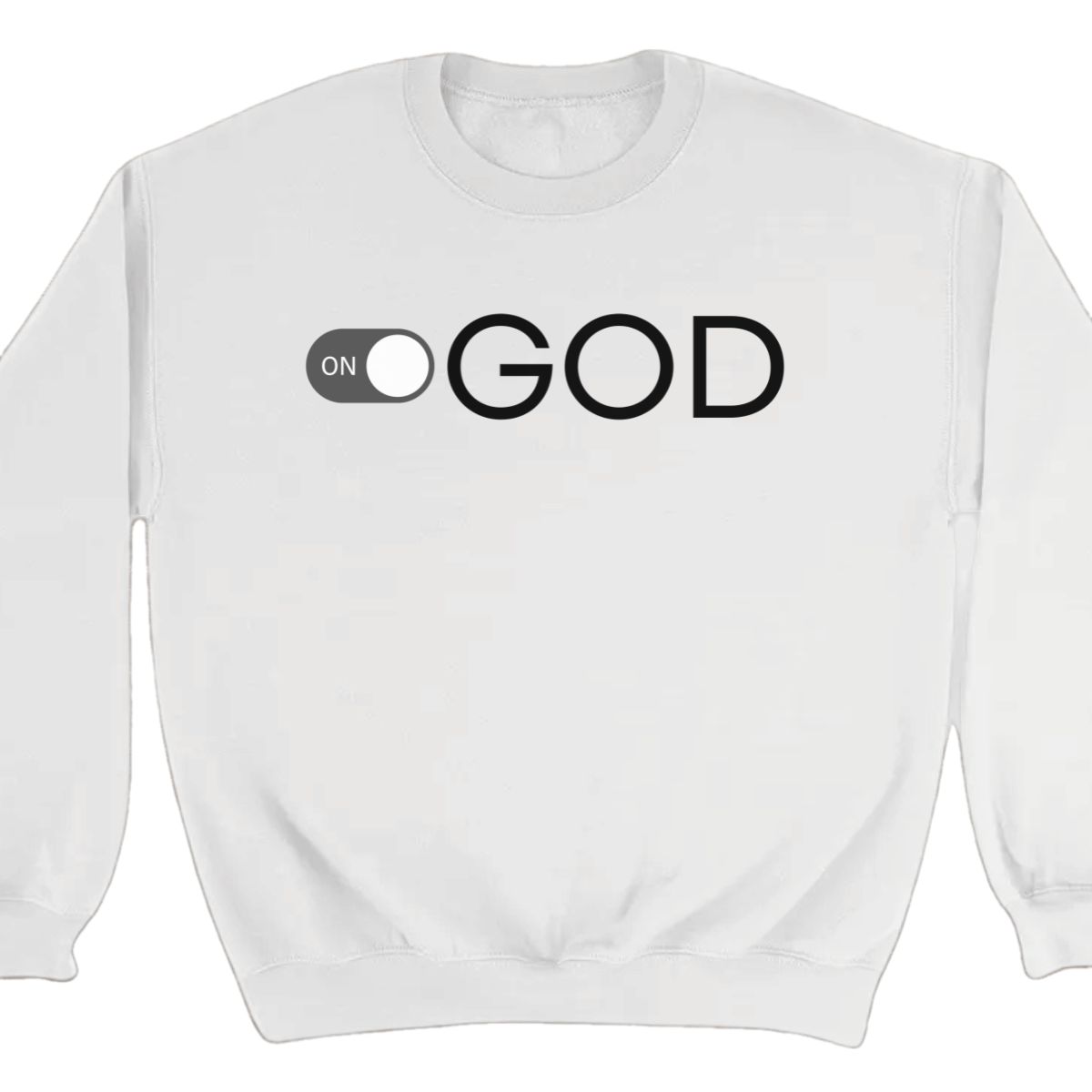 on god sweatshirt premium